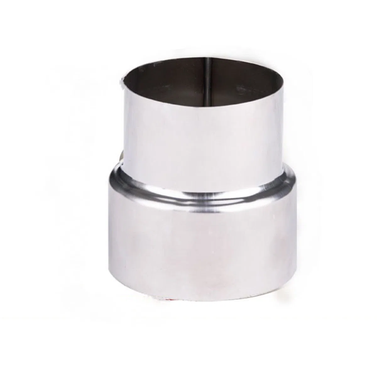 Tubo per Stufa, riduzione da Ø 90 mm a Ø 80 mm, riduzione del Tubo del Fumo, Riduttore del Tubo del Fumo, Tubo di Scarico in Acciaio