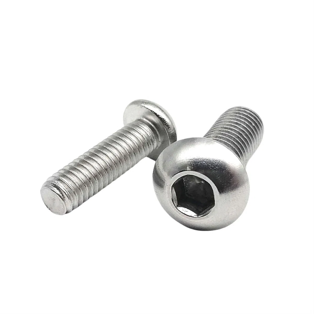 Ctongrun-Bulloni a testa cilindrica M3 M4 M5 M6 M8 M10 316 A4 Stainless Steel Hexagon Socket Bolt Hexagon Socket Head Button Screw Durevole e resistente(14mm,M8 5pcs)