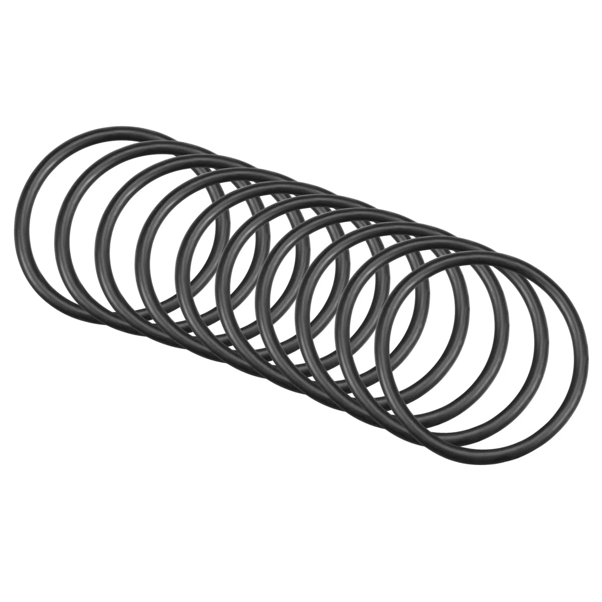QUARKZMAN Nitrile Gomma O-Ring 32mm x 27mm x 2,5mm Guarnizioni di Tenuta Anelli Rubinetti Rotondo Guarnizione Rondella per Rubinetto Idraulica Riparazione Sigillatura Connessione, 10 Pezzi