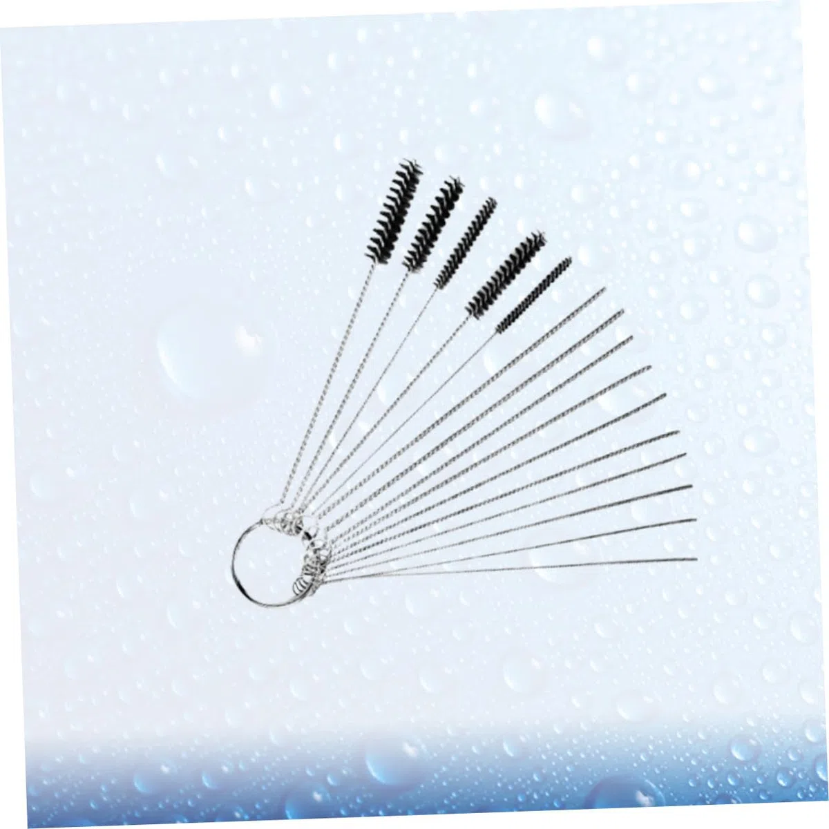 MAGICLULU 15 Pezzi Set di Strumenti per Pulizia Carburatore Moto Aghi in Nylon e Acciaio Inox, Alta Flessibilità per Rimuovere Ostruzioni e Pulire Spray e Cappucci Aria