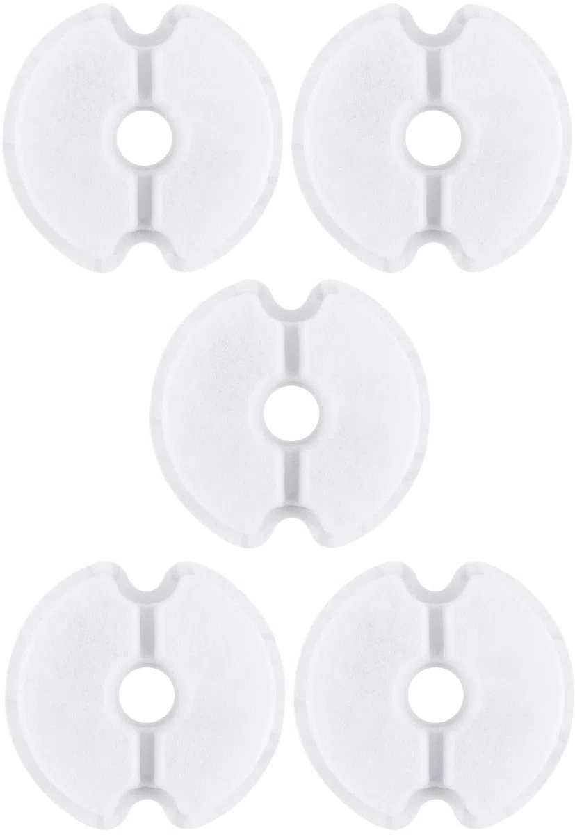 cyclingcolors 5x filtro fontanella per gatti spugna schiuma acqua fontana, rotondo 104mm