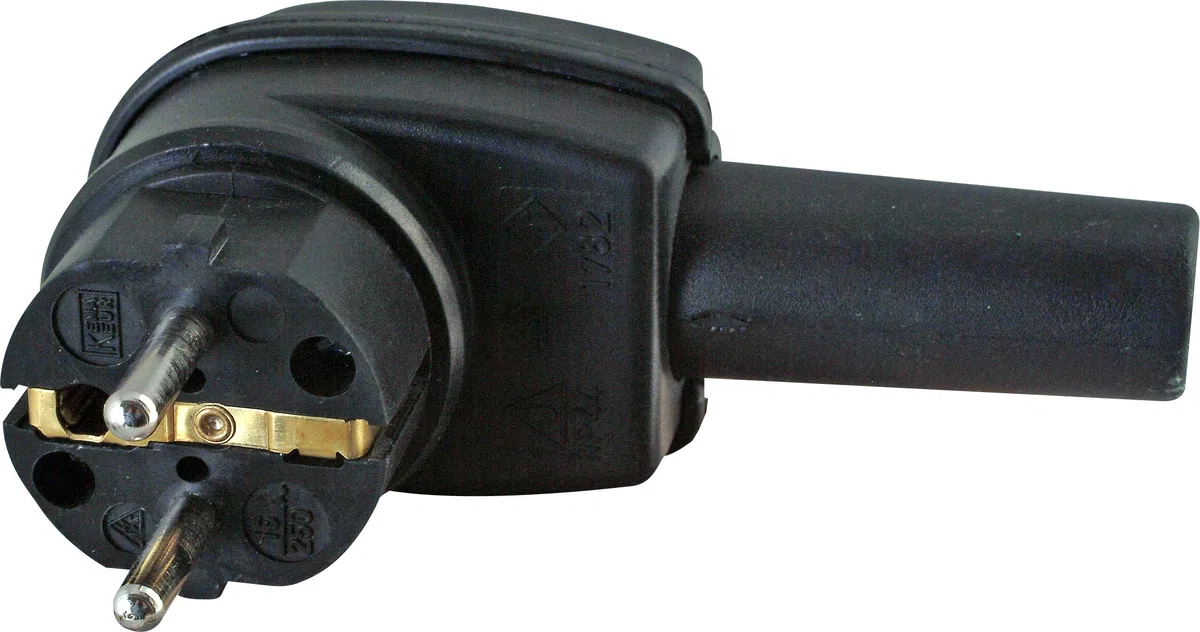 Kopp 178216047 - Spina di sicurezza a 90°, interamente in gomma