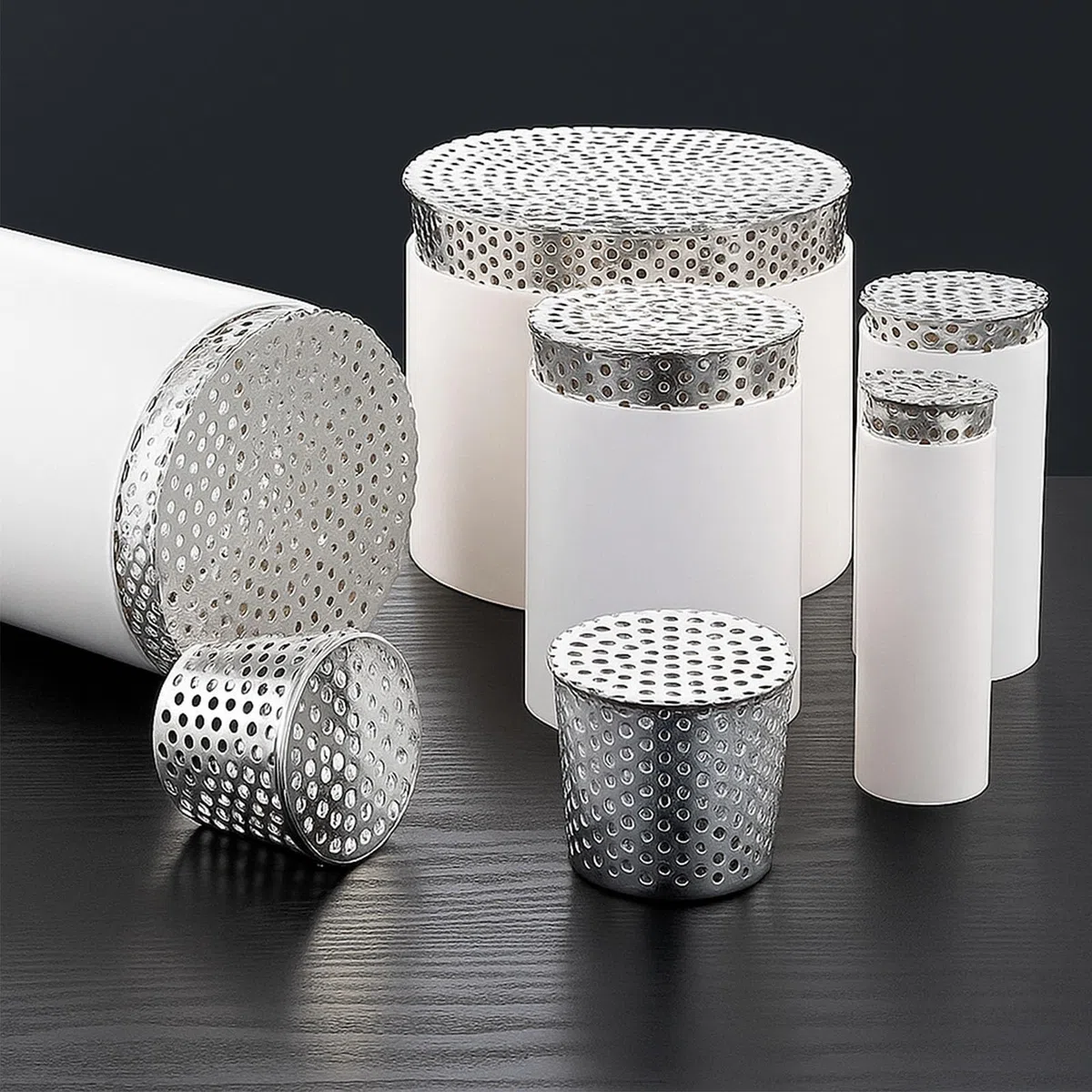 50-200mm Protezione Grondaia, Filtro Scarico Esterno, Protezione Grondaie In Acciaio Inox, Copertura Anti-intasamento Tetti, Per Filtrare Foglie, Rami(90mm/3.5in)