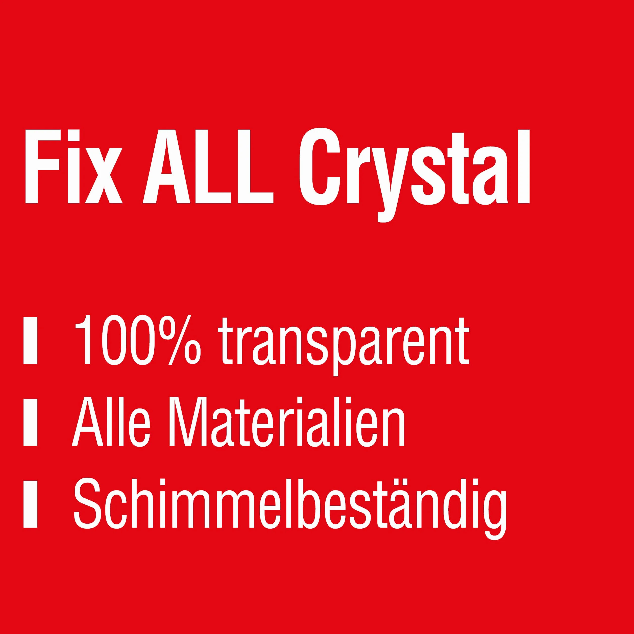 Soudal 282.204,2 cm Fix all Crystal"adesivo sigillante, bianco, 290 ml