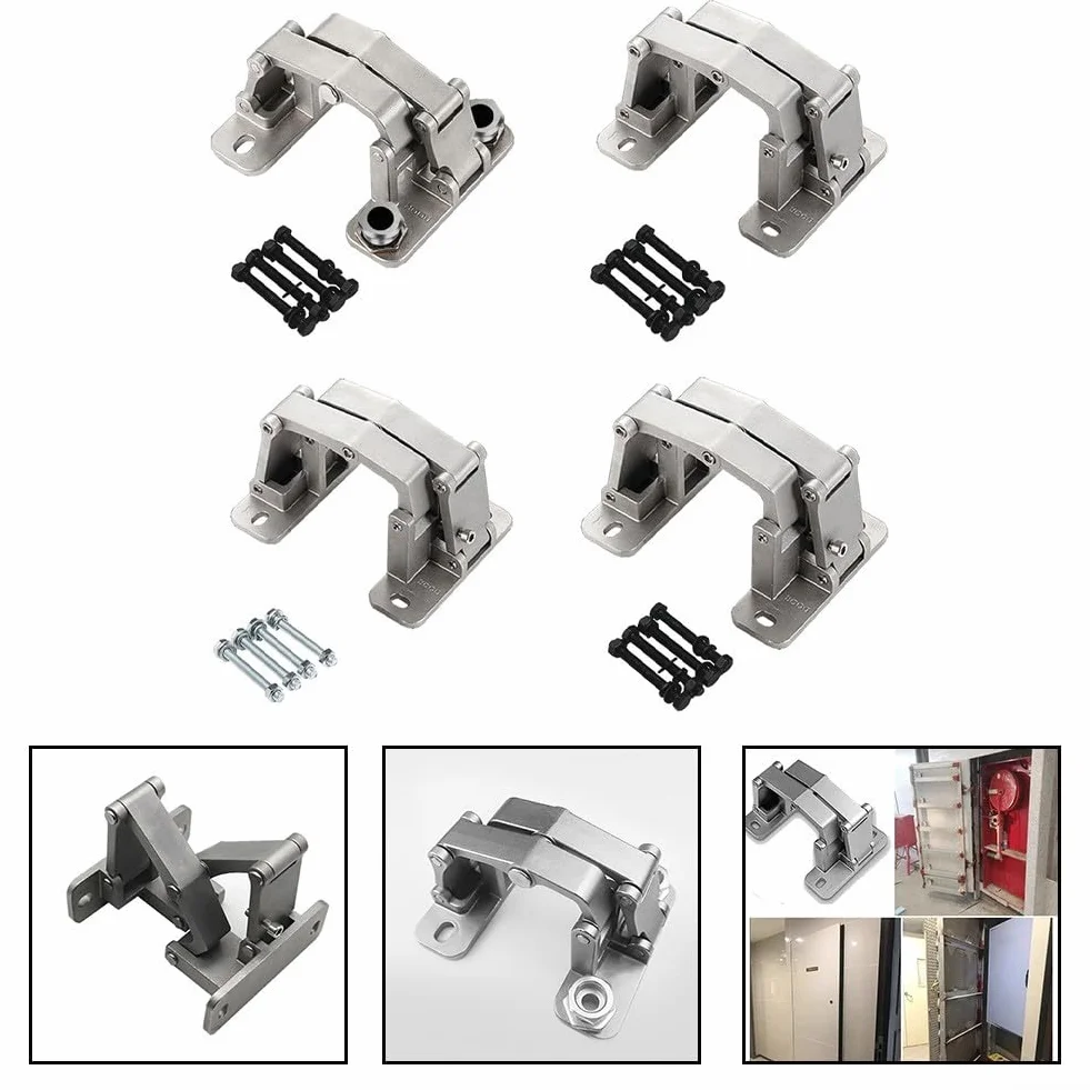 Cerniere per porte in pietra in acciaio inossidabile, angolo di 180 gradi, resistenti per porte antincendio con capacità di carico 50-200 kg (50 kg)