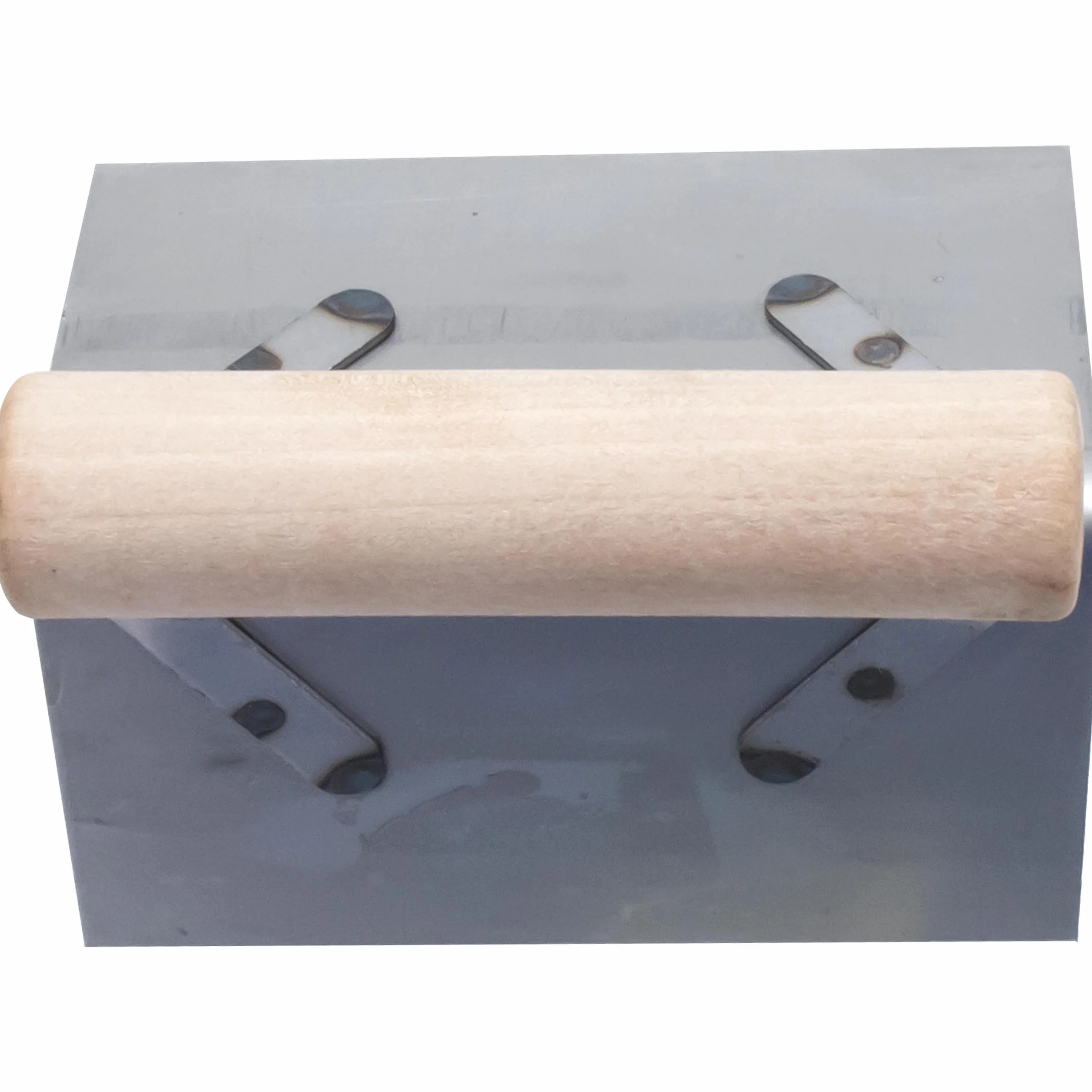 Frattazzo per angoli esterni Marshalltown con raggio angolare, in acciaio, per angoli in calcestruzzo e scale, dimensioni: 127x64 mm