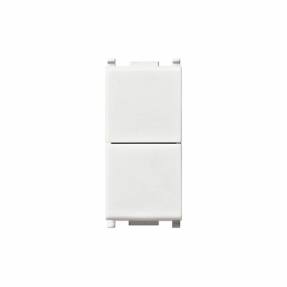 Vimar Due Pulsanti Indipendenti1P Nocon No10A, Bianco