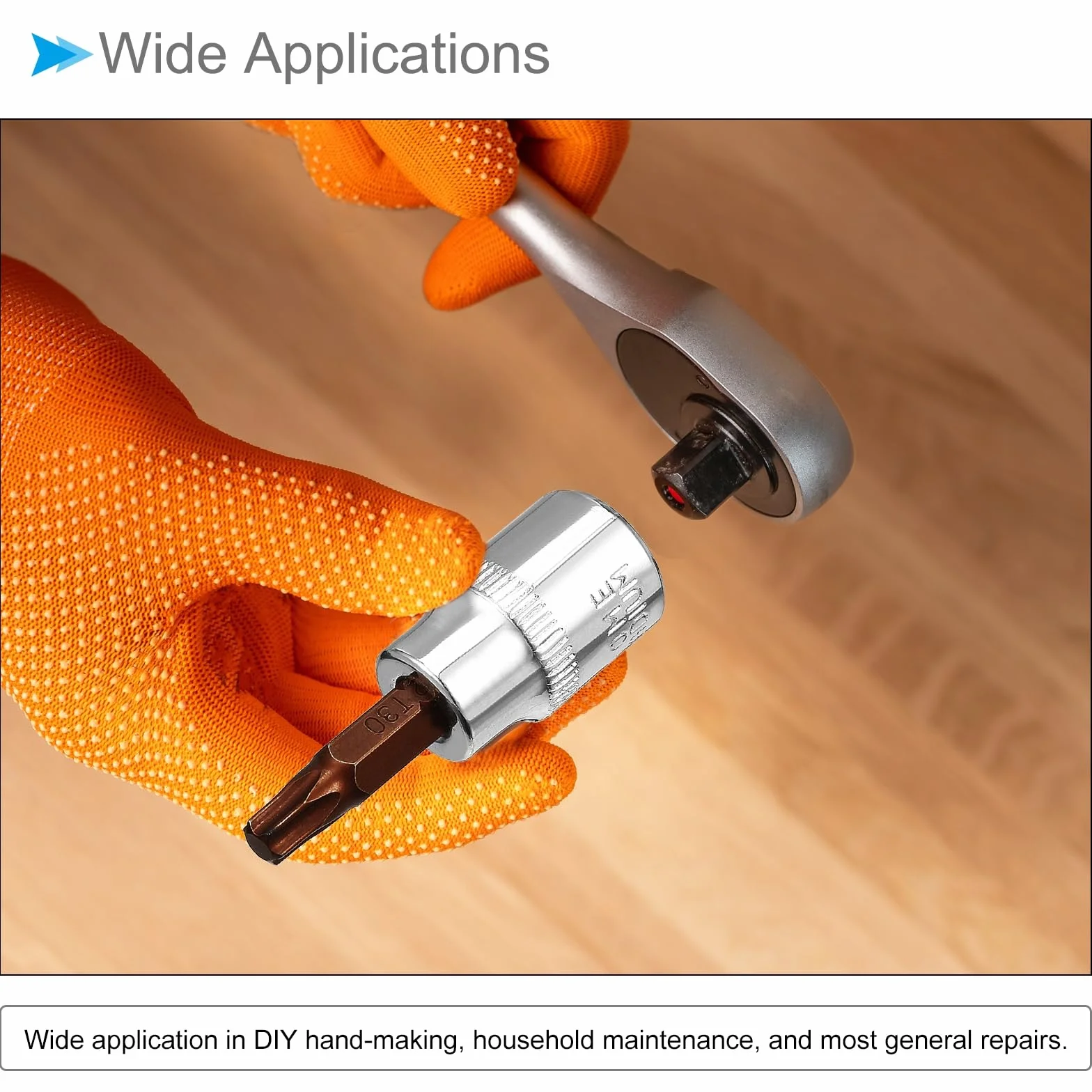 Chiave a Bussola Torx, Metrico T40 Punta 1/4" Attacco 1,5" Lungo, Acciaio Legato S2 Temprato al Cromo-Vanadio - (Applicazioni: per Applicazioni Fissaggio) 3pz