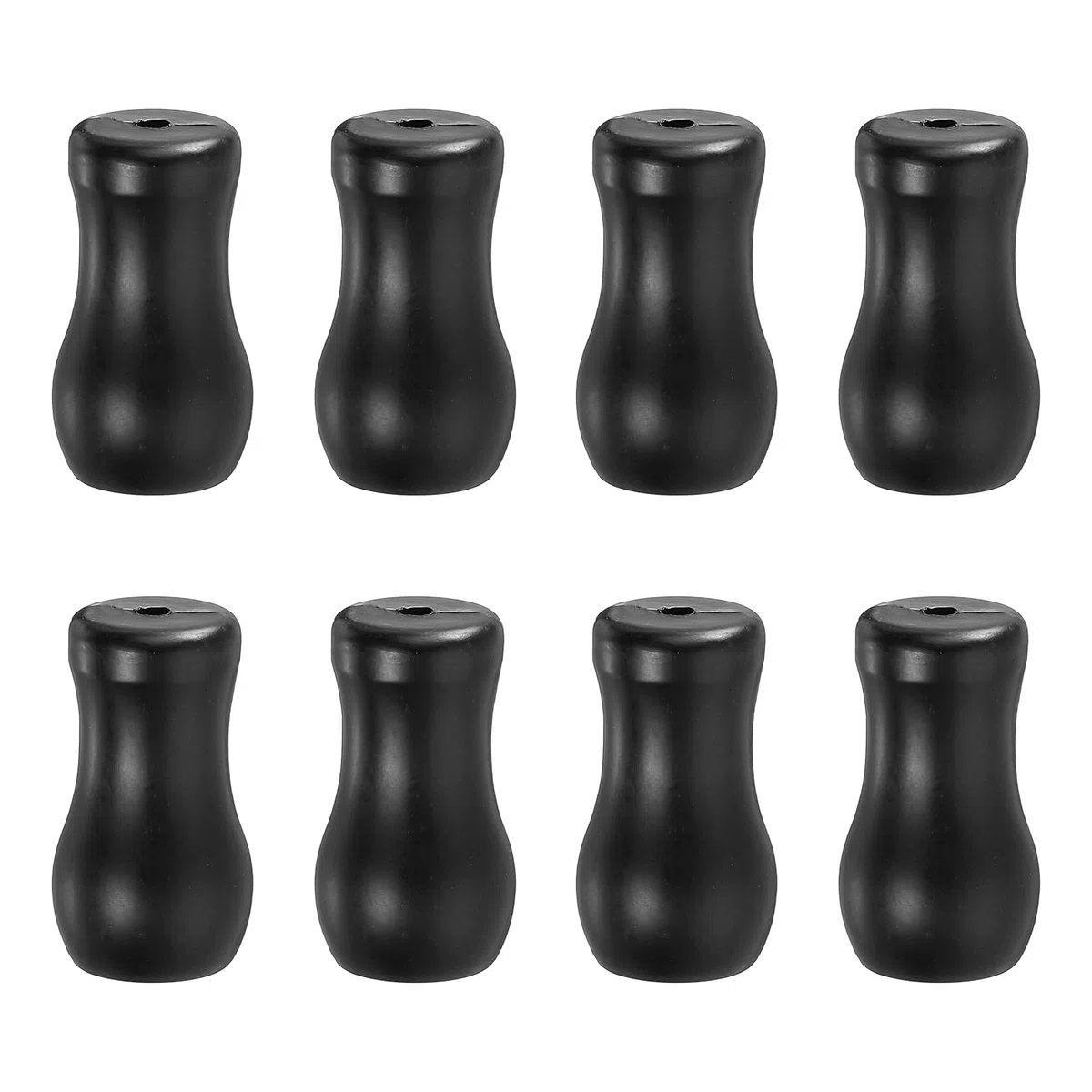 QUARKZMAN 8Pcs Pomi Per Cordini 30mm Nappe Per Tende Pomelli In Plastica Per Cordini Pendenti Finali Per Tende Oscuranti Persiane Avvolgibili Nero