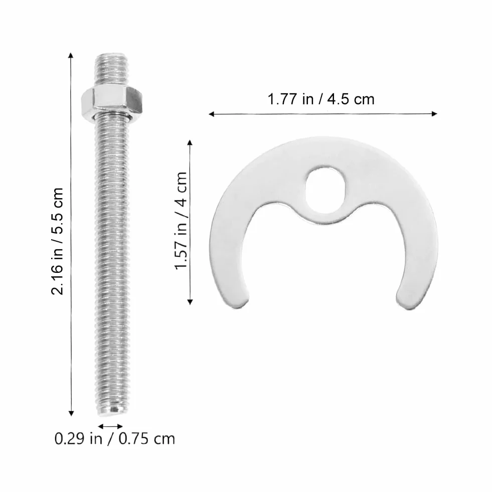 Kiuiom Montaggio Monoblocco Di Kit, RicambioRubinetto LavelloFissaggio, Sistema Di Viti Per Rubinetti Da Lavabo, Lavandino Per Fissaggio Ferro Di Cavallo