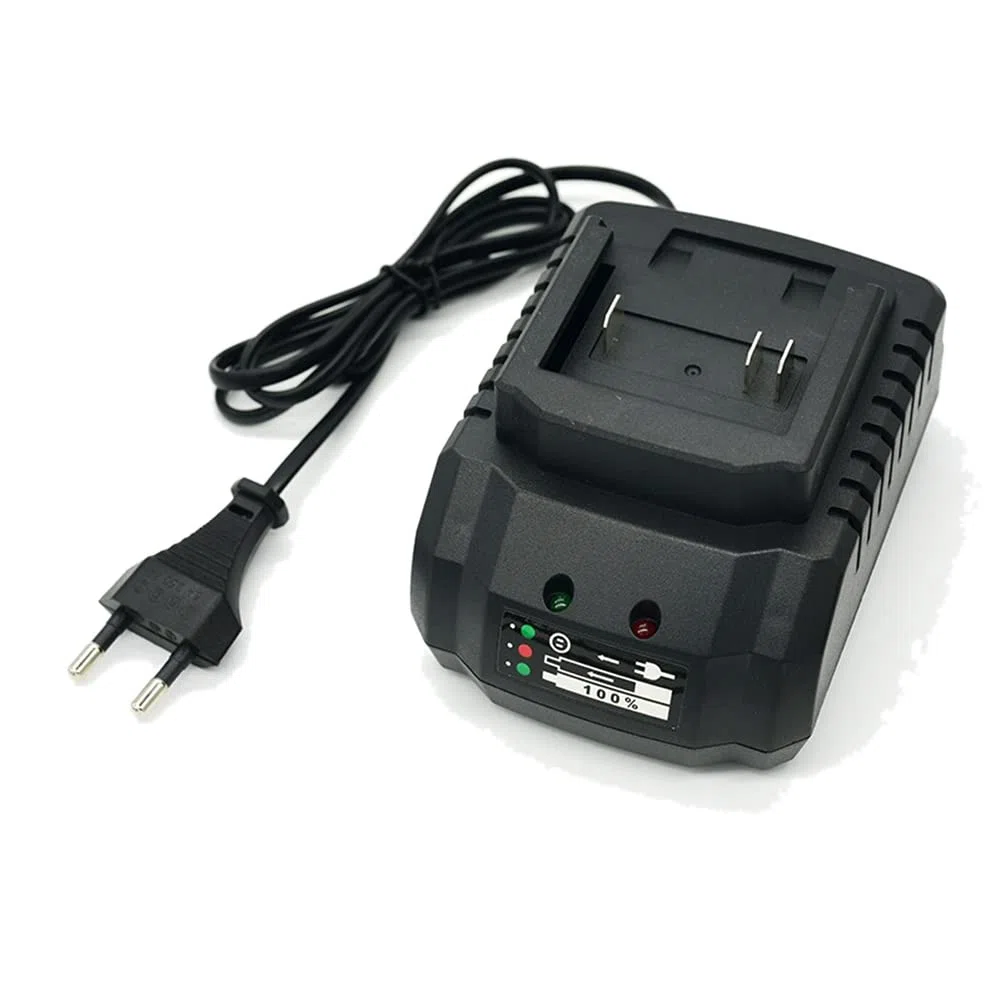 Caricatore per batteria al litio 18 V 21 V applicare al trapano fili Smerigliatrice angolare Soffiatore elettrico Utensili elettrici Spina UE