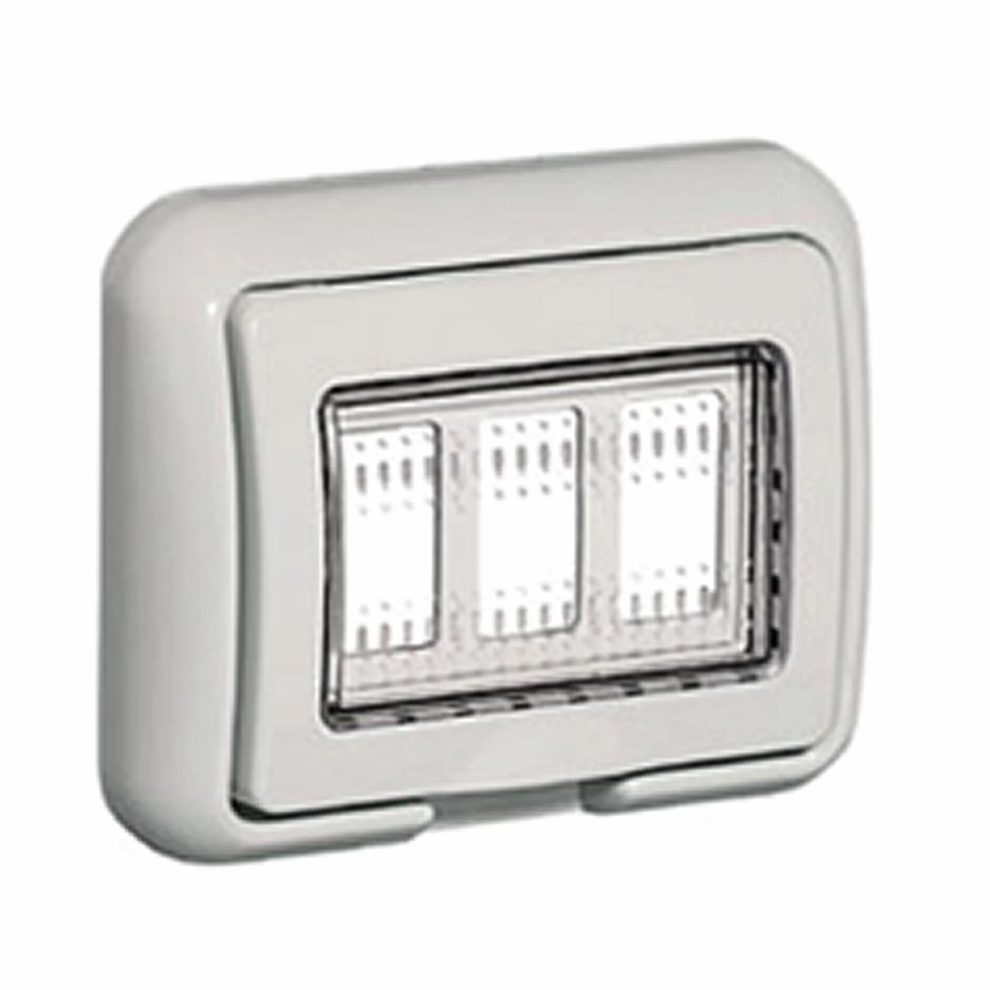 BTicino 25603 Coperchio, 3 moduli, Grigio
