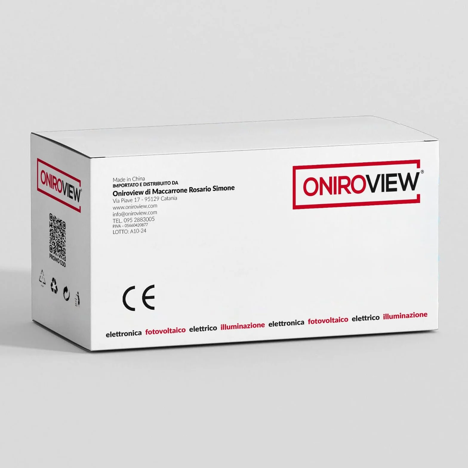Coperchio Rettangolare per Scatola di Derivazione, 392 x 152 mm, Bianco RAL9010, IP40, con Viti in Acciaio