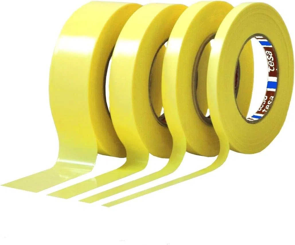 Tesa 4289 - Nastro adesivo per cerchioni, no Notubes, lunghezza 66 m, larghezza 6-50 mm