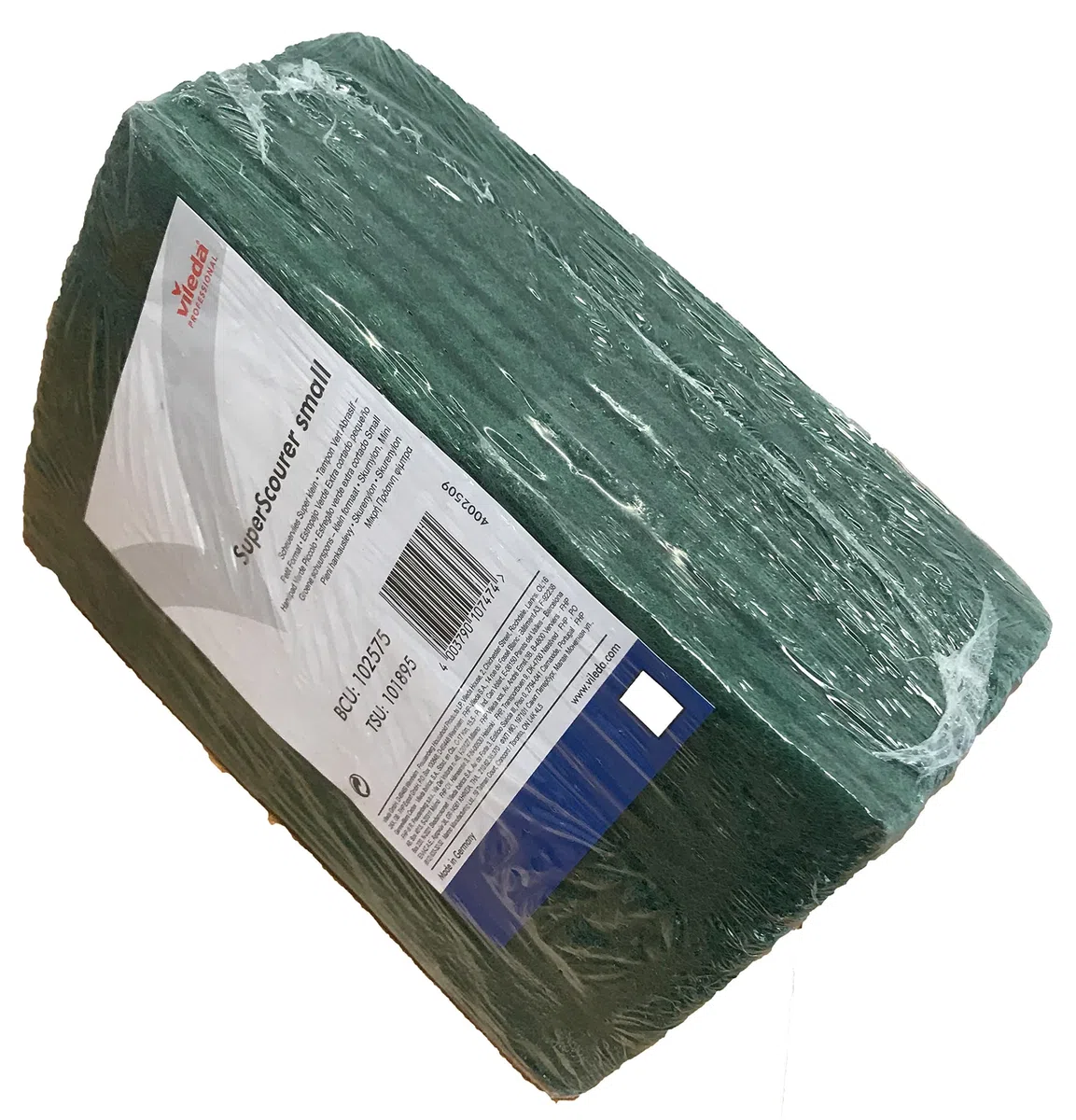 Paglietta verde tagliata Vileda Professional - abrasivo