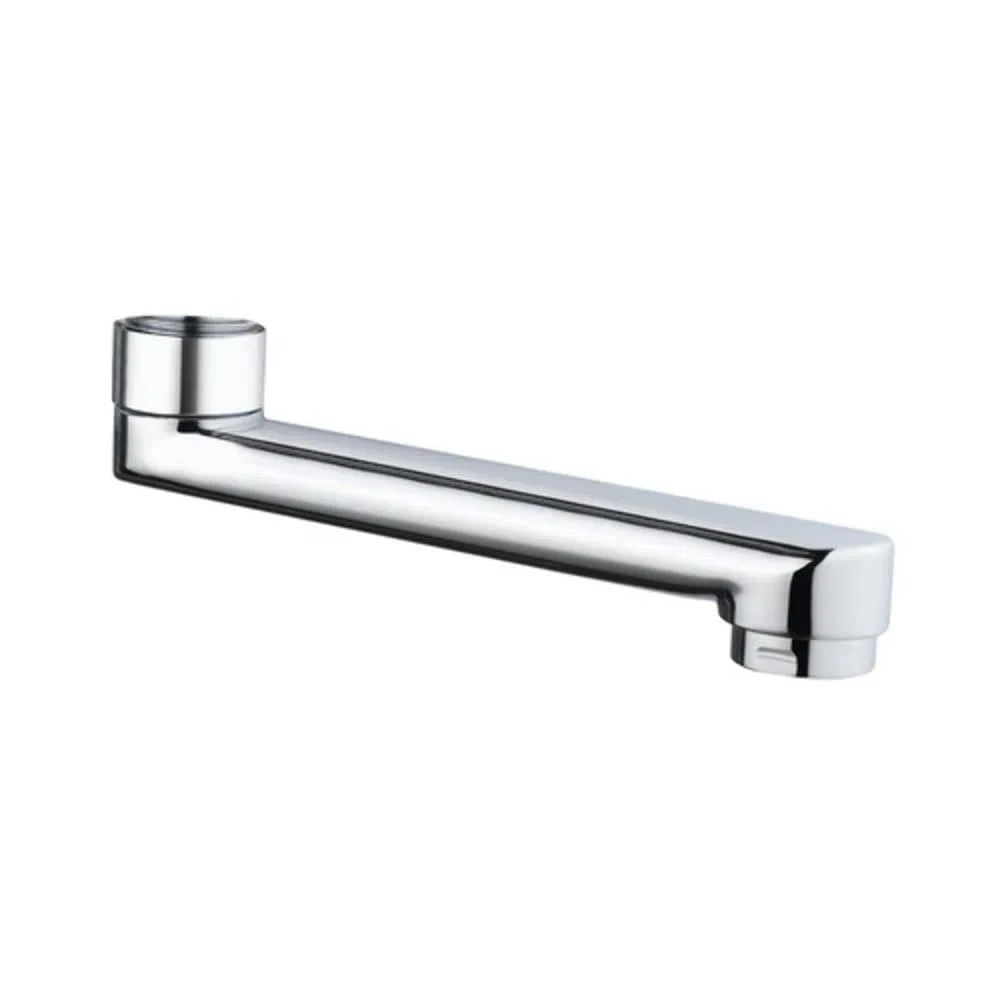 CANNA PER LAVELLO A MURO IN ACCIAIO cm 25 Rubinetteria Bagno Ricambi