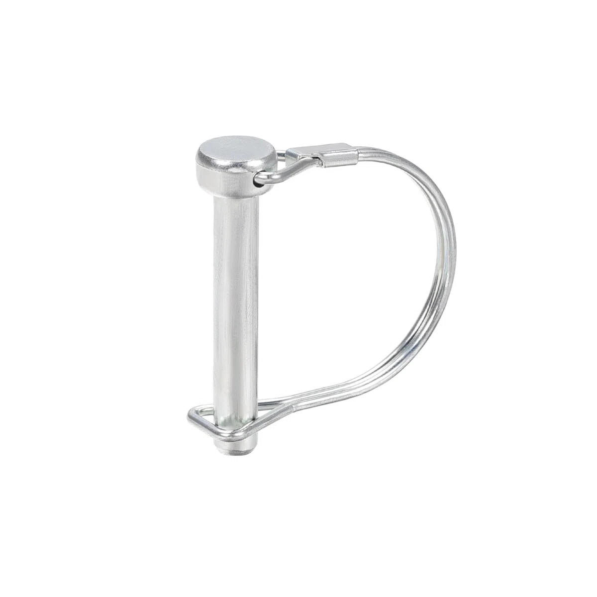 DTGN 8mm x 50mm (DxL) Spina di Bloccaggio Albero - 1pz - Ideale per Rimorchi Agricoli Prati - Spina Accoppiatore Rotonda in Acciaio al Carbonio - Tono Argento