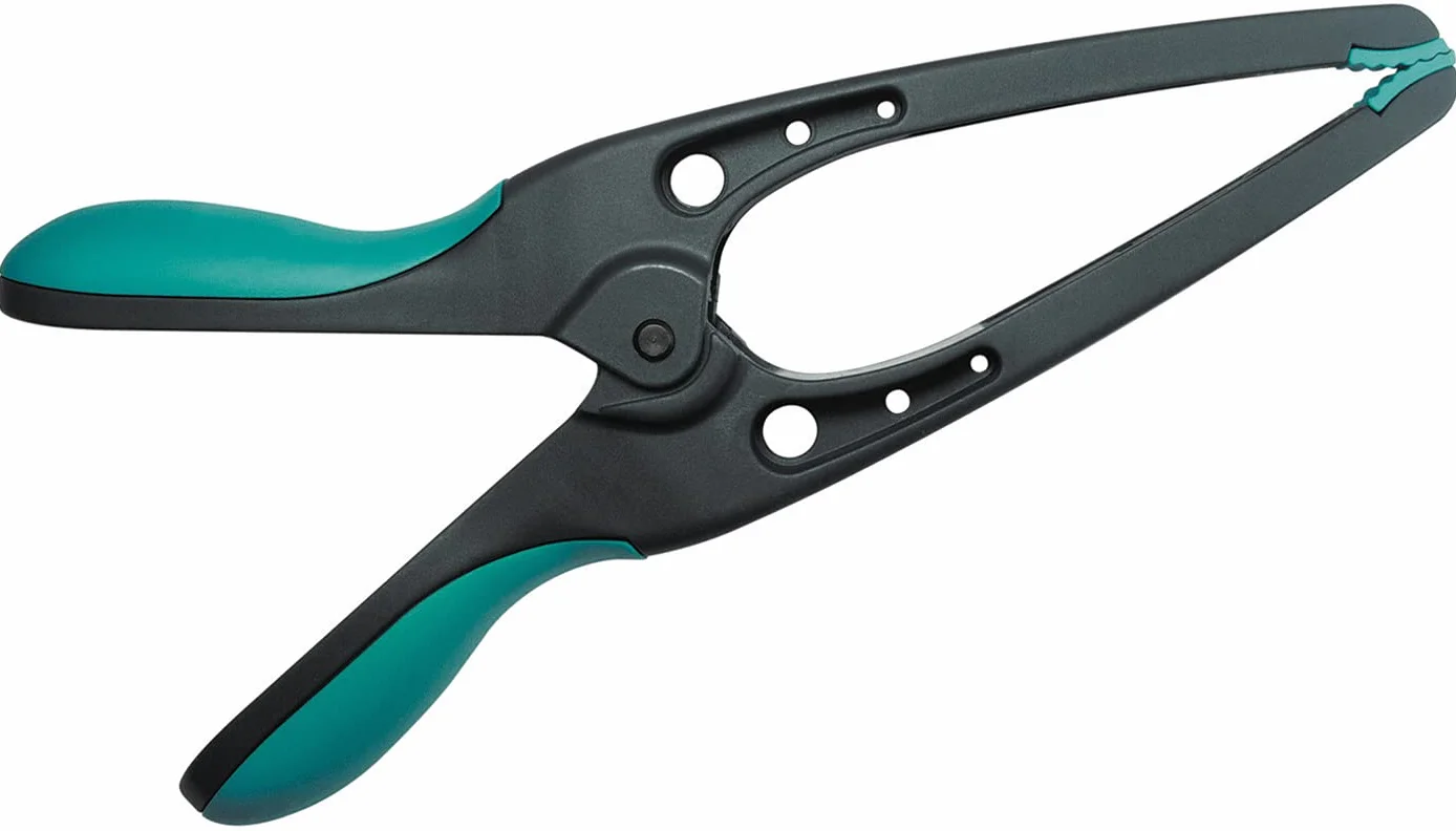 wolfcraft Morsetto a molla con bracci appuntiti PRO 70 I 3633000 I Morsetto di precisione per un'accuratezza millimetrica - ideale per progetti di bricolage e modellismo