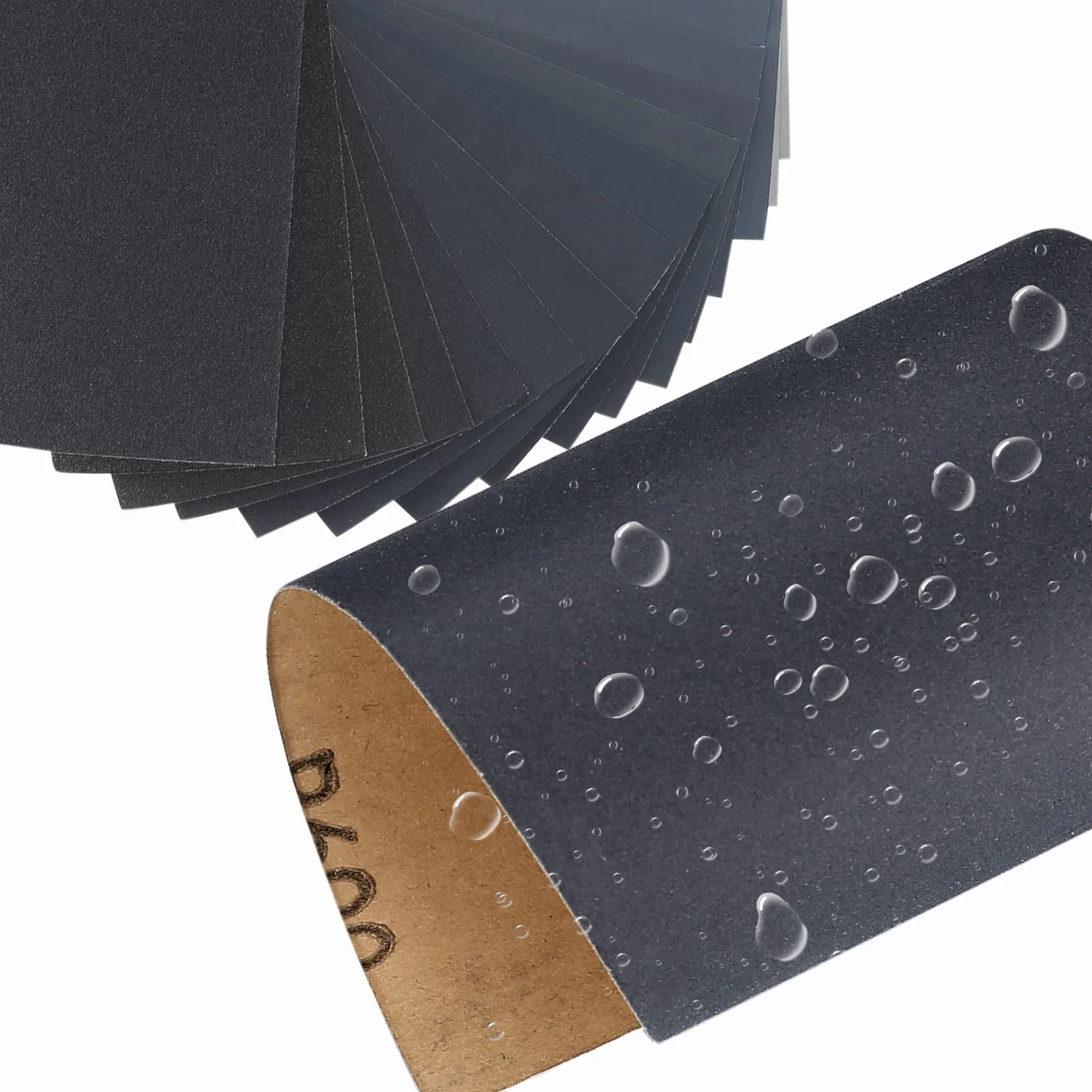 Set Carta Vetrata, 45 Pezzi 120 a 7900 Grana Carta Abrasiva Bagnata e Asciutta, Levigatura a Secco e Umido Sandpaper per Lucidare Levigare Legno Metallo - 9" x 3,6" (120-7900, unità, 45)