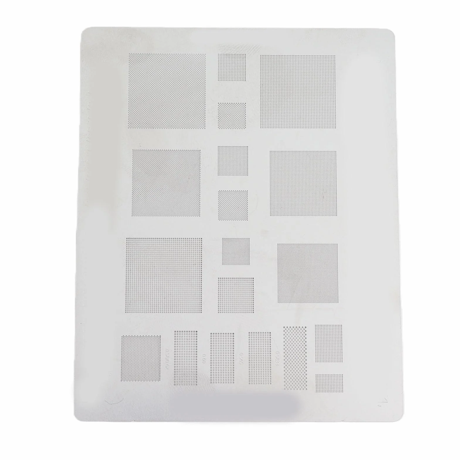 Stencil Universale BGA Reballing Stencil BGA Reballing Stencil Universale BGA Reballing BGA Rework Net Stencil Template 0.3mm 0.35mm 0.4mm 0.5mm