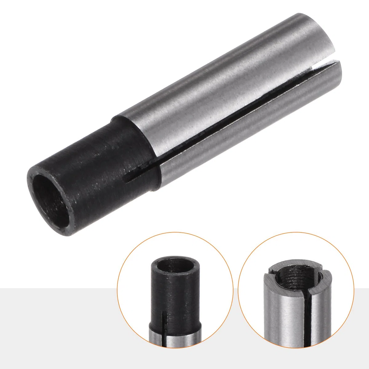 QUARKZMAN 2pz Collettore Mandrino Driver Adattatore 6mm a 4mm CNC Punta per Incisione Router Convertitore per CNC Macchina Utensile
