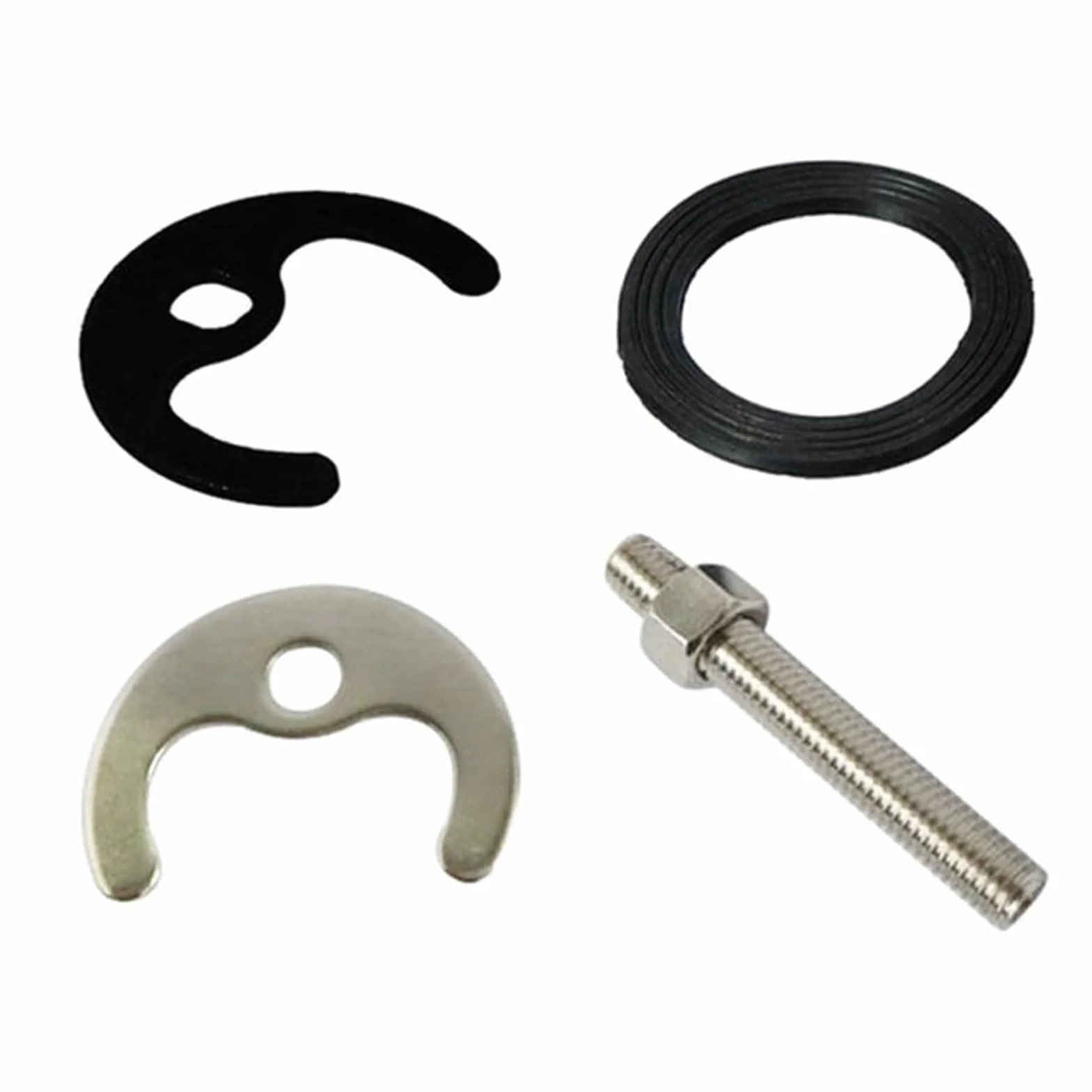 Kiuiom Montaggio Monoblocco Di Kit, RicambioRubinetto LavelloFissaggio, Sistema Di Viti Per Rubinetti Da Lavabo, Lavandino Per Fissaggio Ferro Di Cavallo