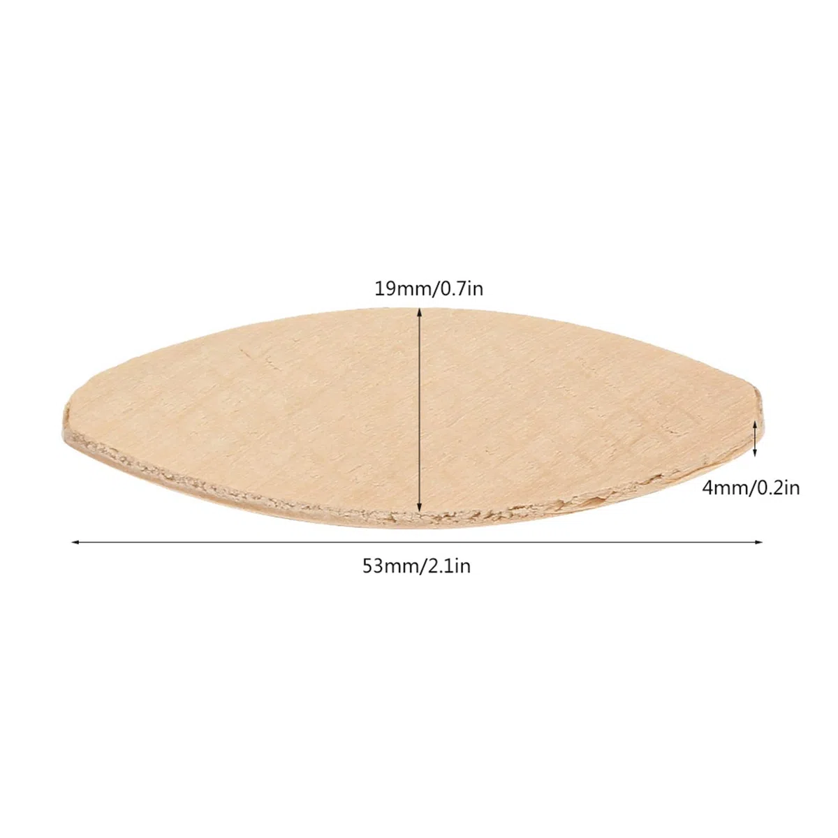 TOPINCN Biscotti in Legno, Materiale Durevole in Faggio per Falegnameria, 100 Pezzi (10#)