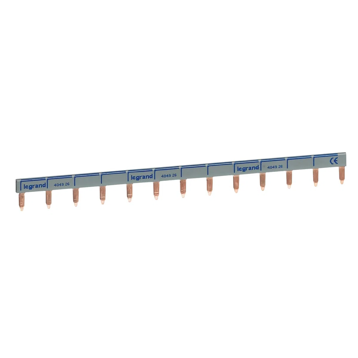 Legrand 404926E Pettine di alimentazione, distributore, unipolare a 13 moduli, 1 fase, 1 fase neutra, grande capacità, bianco