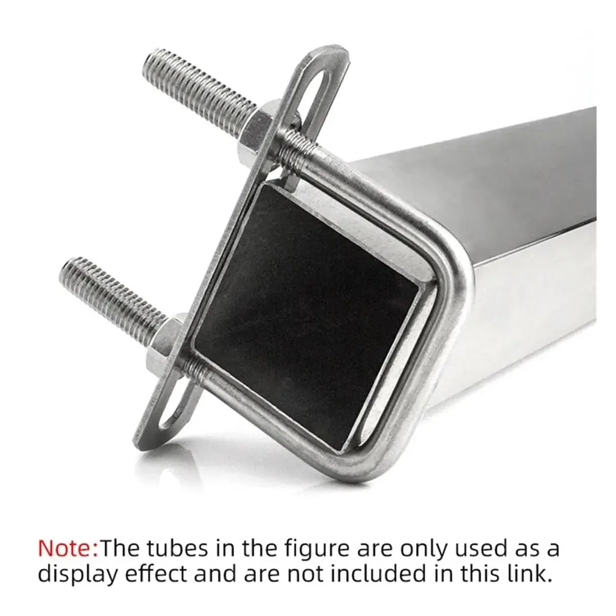 Bullone a U quadrato in acciaio inossidabile, Bulloni a U quadrati in acciaio inox 304 M6 misure multiple 2 pz(2Sets M6x20x50mm)