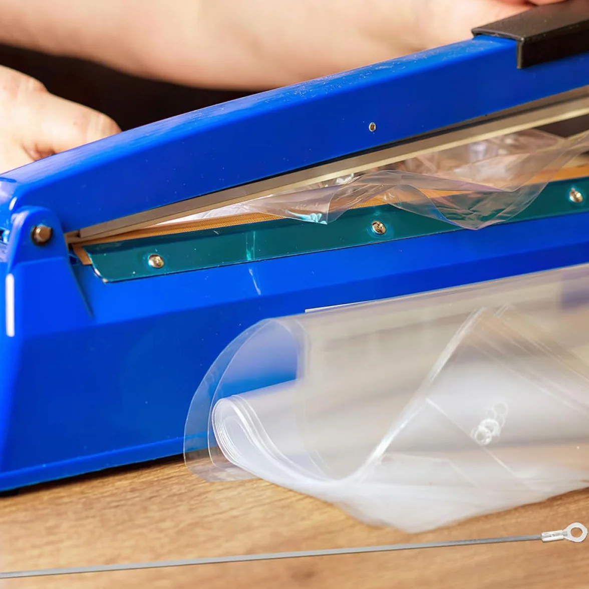 Housoutil 4 Pezzi Strisce Riscaldanti per Macchina Sigillatrice, Parti Semplici da Installare Tessuto Alta Temperatura, Leggeri e Resistenti per Uso Professionale