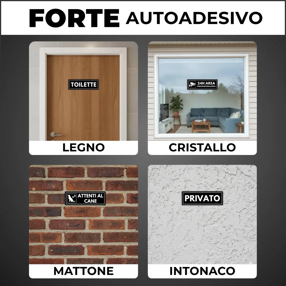 Segnale Spogliatoio Uomini - 7,5 x 23 cm - Spessore 2 mm - Acrilico - Targa Adesiva - Cartello Spogliatoio Maschile - Simbolo Spogliatoio - (Spogliatoio Uomo)