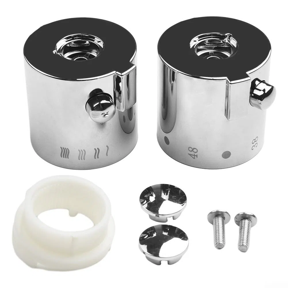 2 Pezzi Maniglie Rubinetto in Plastica per Doccia e Vasca Rubinetto Maniglie Caldo e Freddo Sostituzione Rubinetti Maniglie Cucina e Bagno Accessori