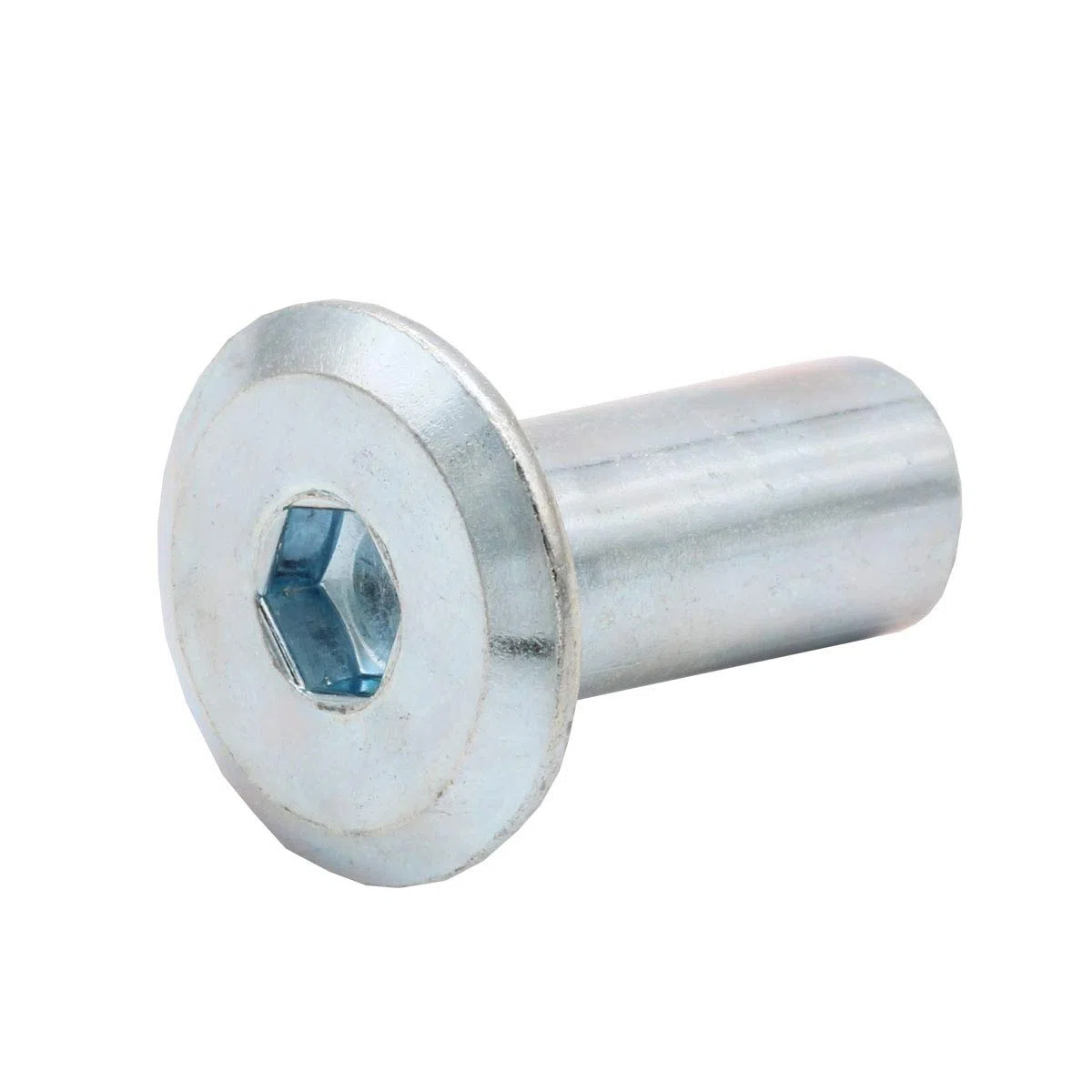 50 dadi a guscio M8 x 23 mm a sei facce cave in acciaio zincato PARCO
