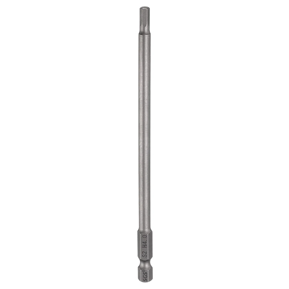 QUARKZMAN H4,0 Chiavi a Brugola per Punte da Trapano 4mm Punte Metriche Piane 1/4" Attacco Esagonale 200mm (8") Punta Cacciavite Esagonali Magnetico Lungo Industriale per Viti