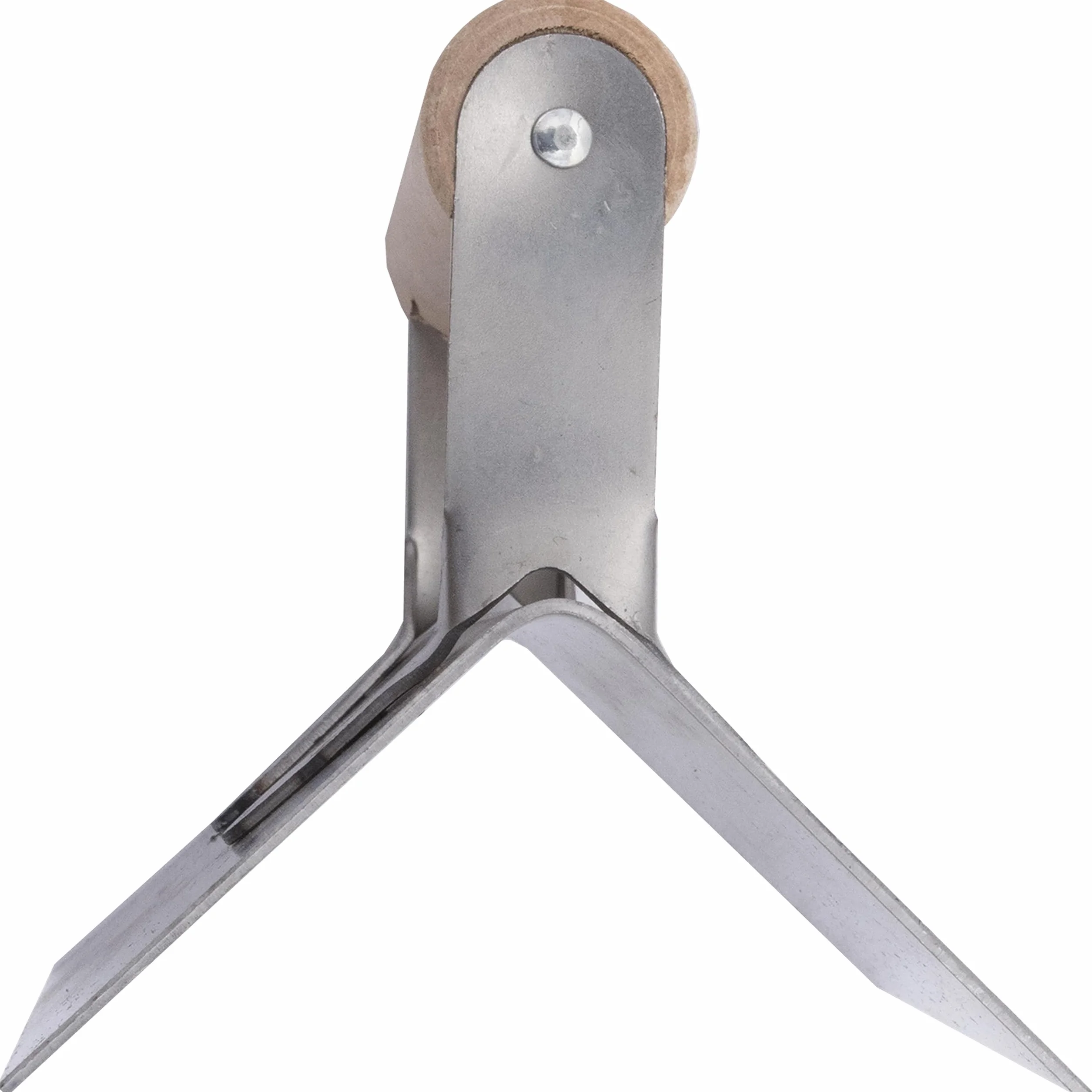Frattazzo per angoli esterni Marshalltown con raggio angolare, in acciaio, per angoli in calcestruzzo e scale, dimensioni: 127x64 mm
