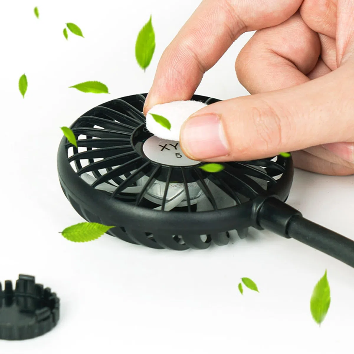 Ventilatore Per Casco | Ventola Regolabile per Elmetti a 3 Velocità,Dispositivo Rinfrescante con Luce Notturna per Attività Esterne Lavoratori Ciclismo