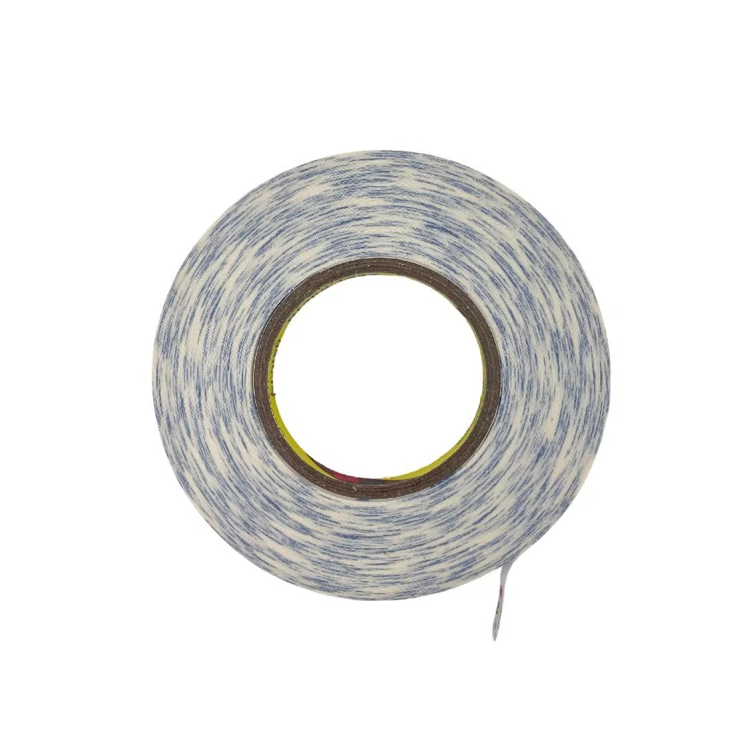 3M 9448A Nastro biadesivo in tessuto, Nastro biadesivo sottile, 50 metri, spessore 0,160 mm, ad alte prestazioni (50 mt X 9 mm)