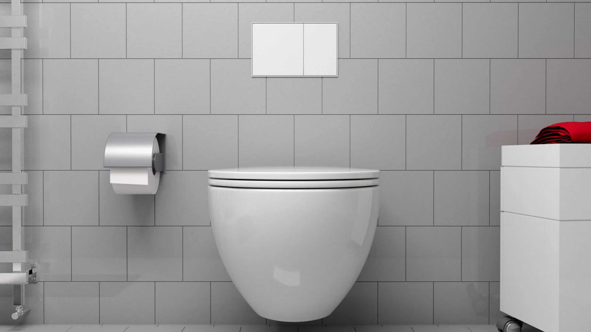 Fischer Membrana Anti Rumore per WC e Bidet, Guarnizione per Isolamento Acustico di Sanitari Sospesi a parete, Tappetino per Isolamento Acustico, Universale, Antiurto, 4824