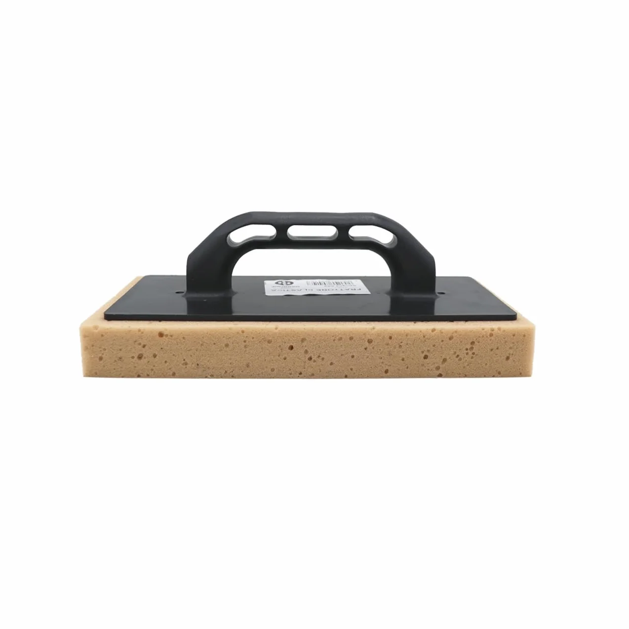 3240 Frattazzo in plastica con spugna e manico ergonomico. Dimensioni 130x290x40 mm. Colore Nero.