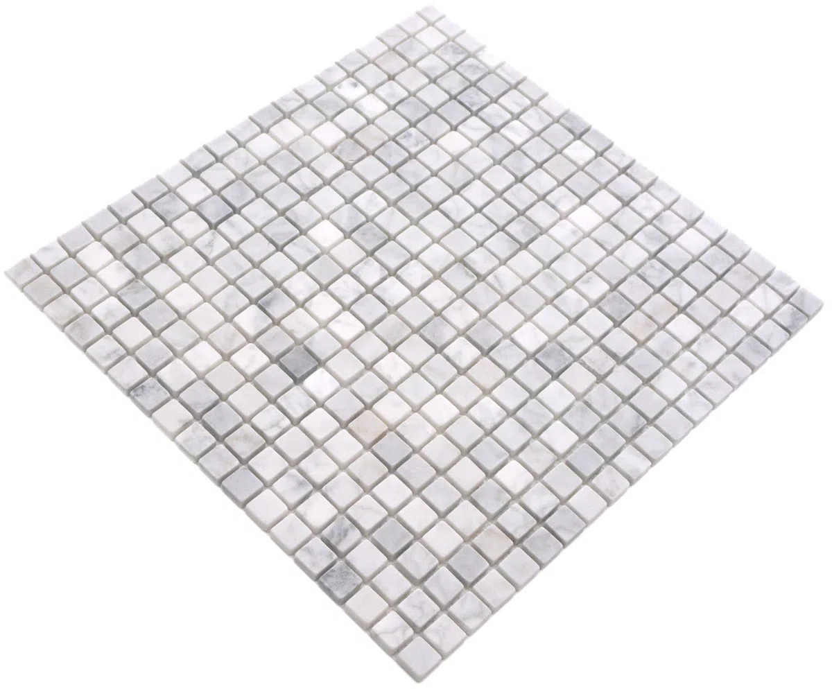 marmo mosaico pietra naturale mosaico marmo bianco opaco parete pavimento cucina bagno doccia