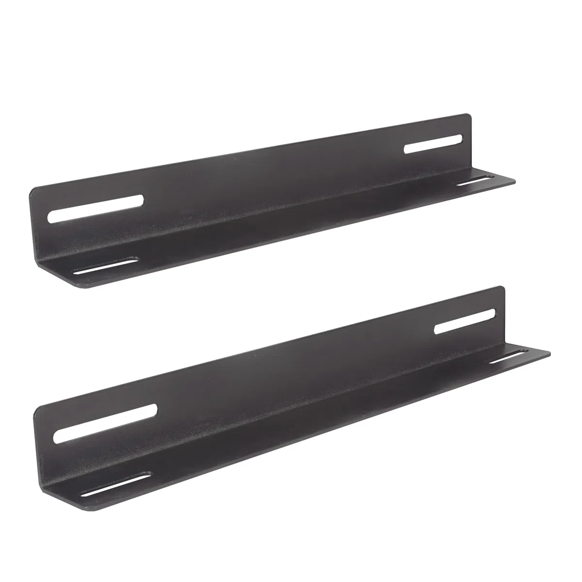 Aiten Data Set di 2 guide laterali fisse. Dimensioni: larghezza x profondità x altezza: 300 x 35 x 35 mm, adatte per armadi rack da 19" da 450 mm