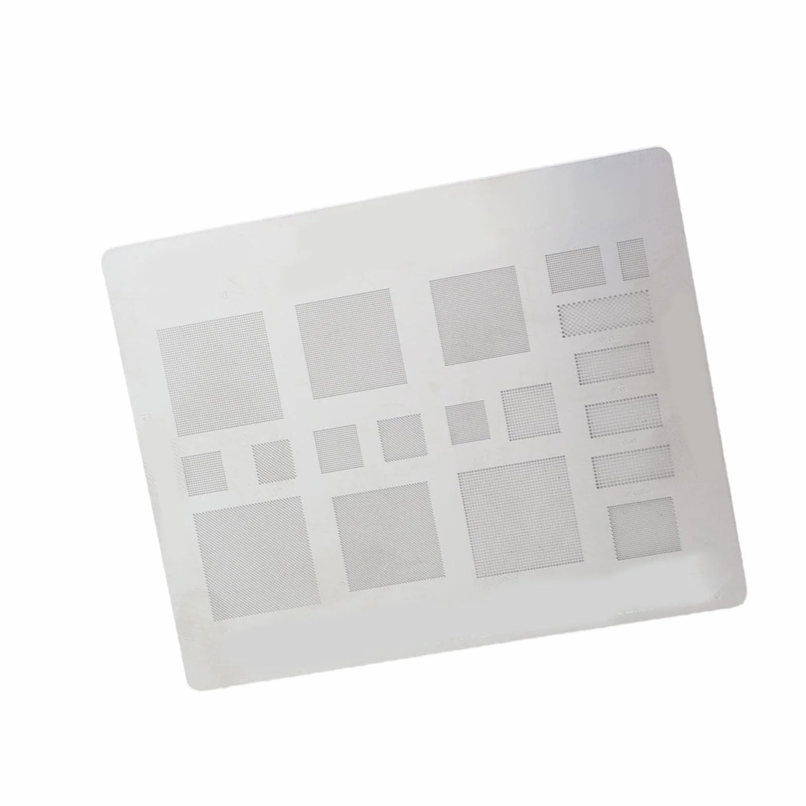 Stencil Universale BGA Reballing Stencil BGA Reballing Stencil Universale BGA Reballing BGA Rework Net Stencil Template 0.3mm 0.35mm 0.4mm 0.5mm
