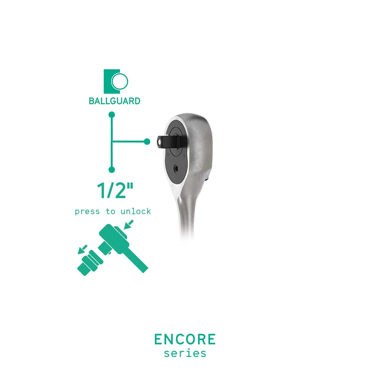 WIESEMANN 1893 Cricchetto con levetta da 1/4 pollici con 72 denti cricchetto con dentatura fine in lega acciaio CV cromato | 80812
