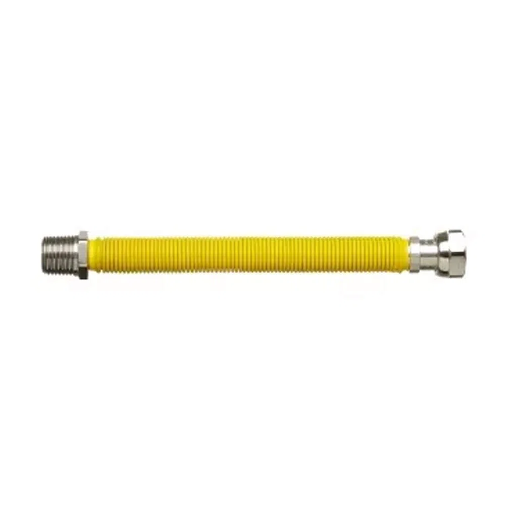 Tubo Per Caldaia 1/2" M/f Flessibile Ed Estensibile Fino A 40 Cm Per Gas