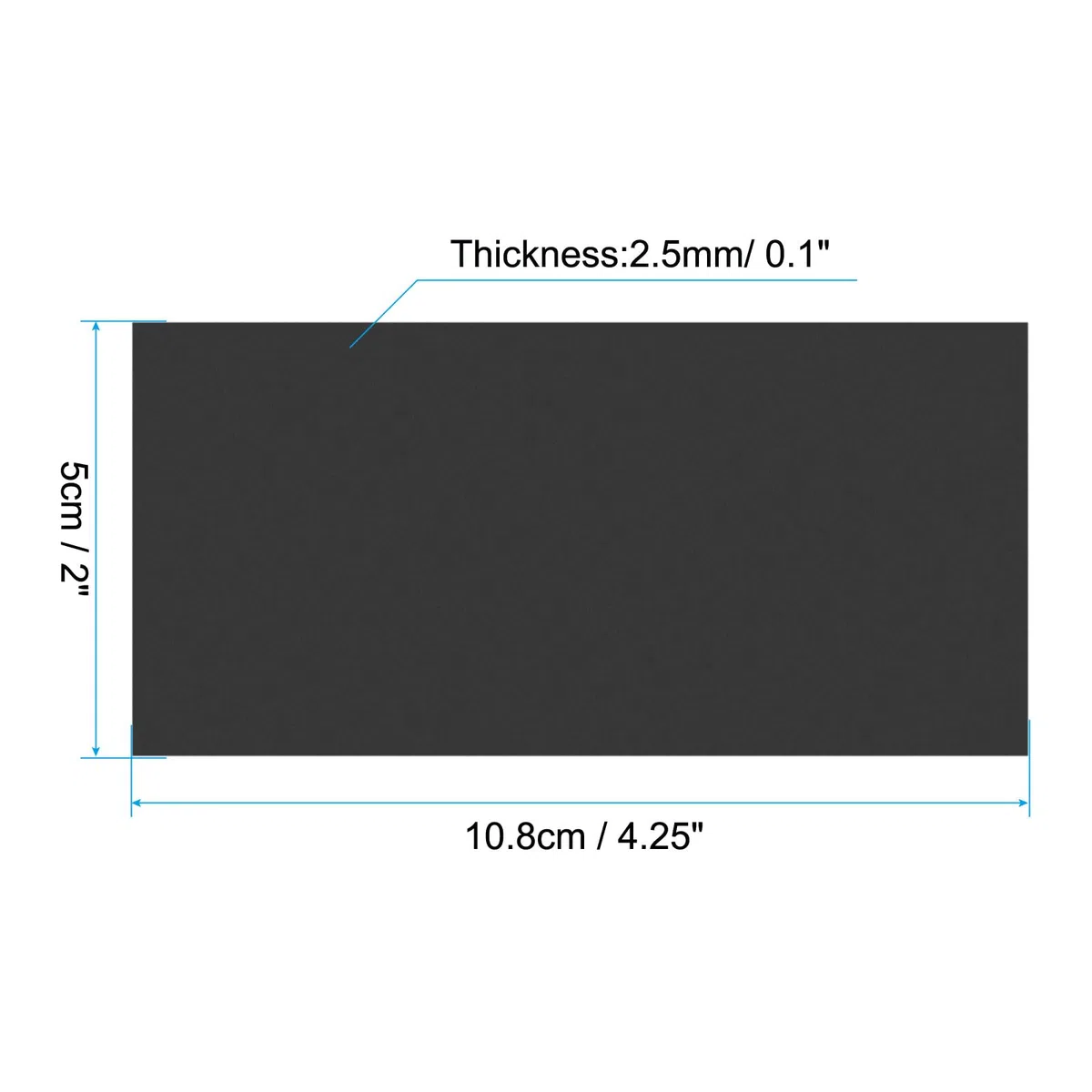 PATIKIL Lente di Saldatura Shade 7 Vetro 4,25"x 2", 3pz Vetro Temprato Coperchi Piastre Filtro Oscuranti Nero Sostitutive per Casco da Saldatore