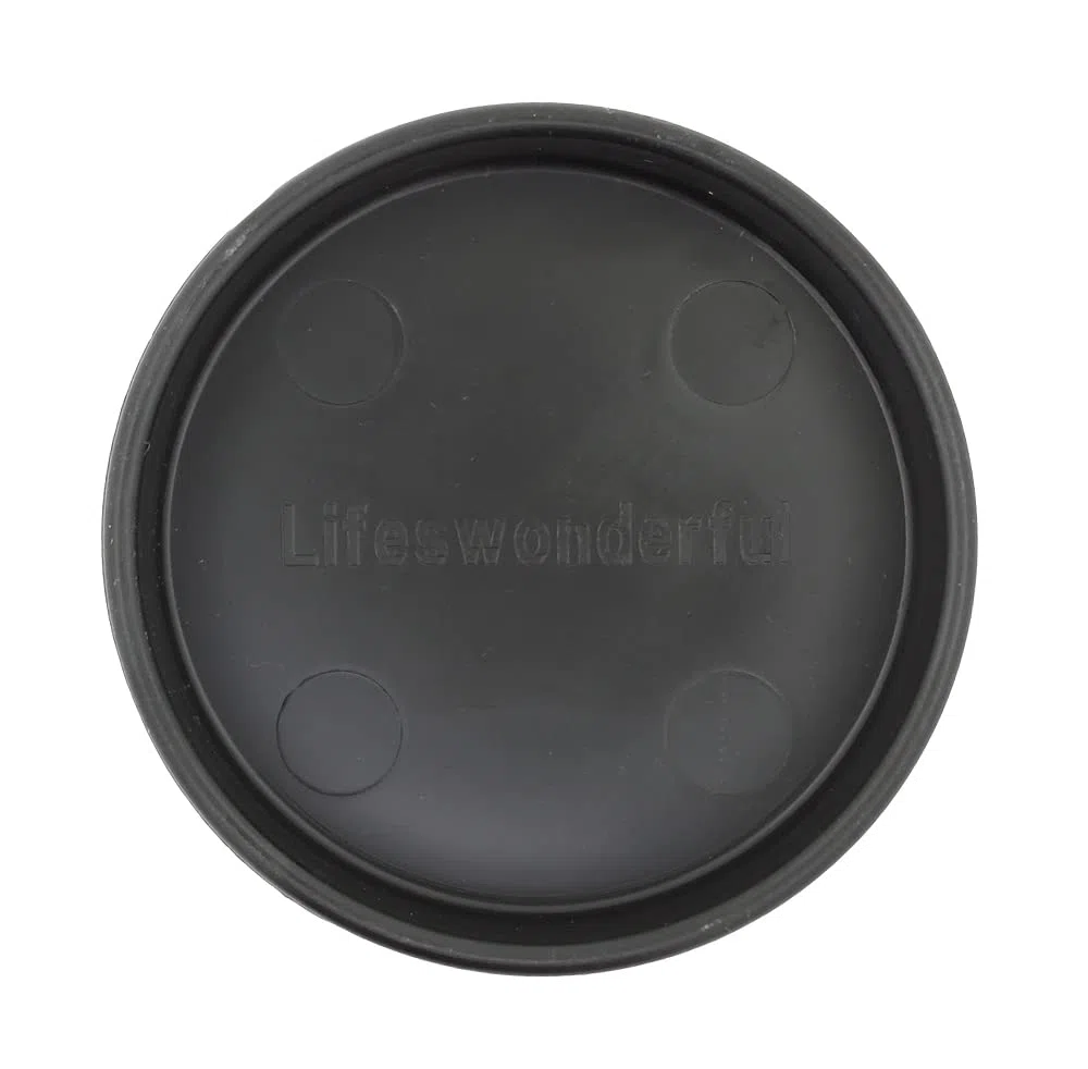 4X Coppette per Rotelle - Nero - Antiscivoli - Proteggere i Pavimenti e Prevenire L'arrotolamento dei Letti e Altri Mobili su Ruote - da Lifeswonderful