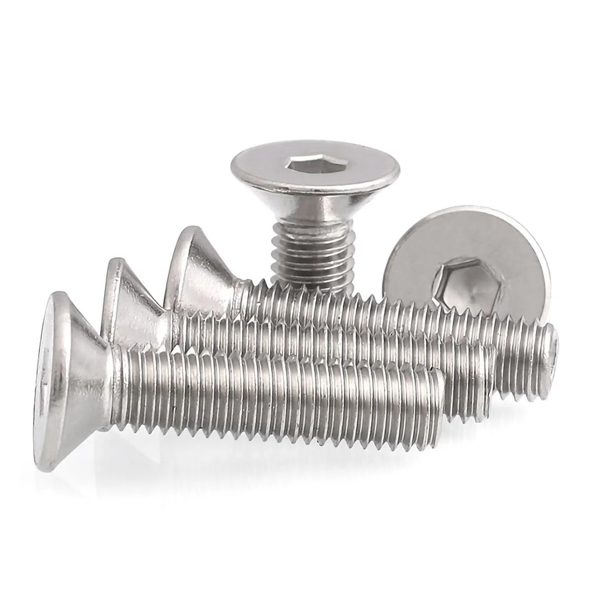 M4 M5 304 acciaio inossidabile DIN7991 esagono esagono incassato bullone a testa svasata piatta vite antiruggine anticorrosione (Size : M4x100mm(4PCS))