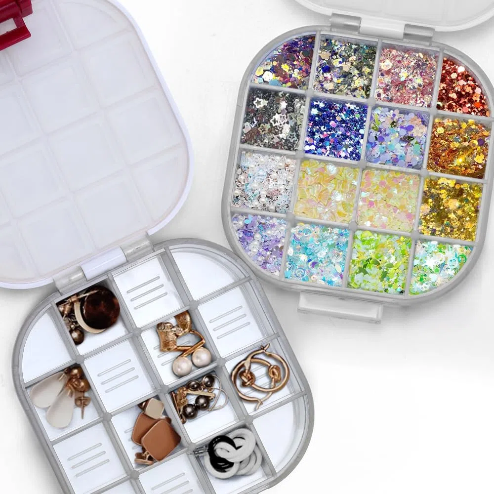 Transon 16 pozzetti per risparmio di vernice, portatile, ermetica, idratante, colore bianco