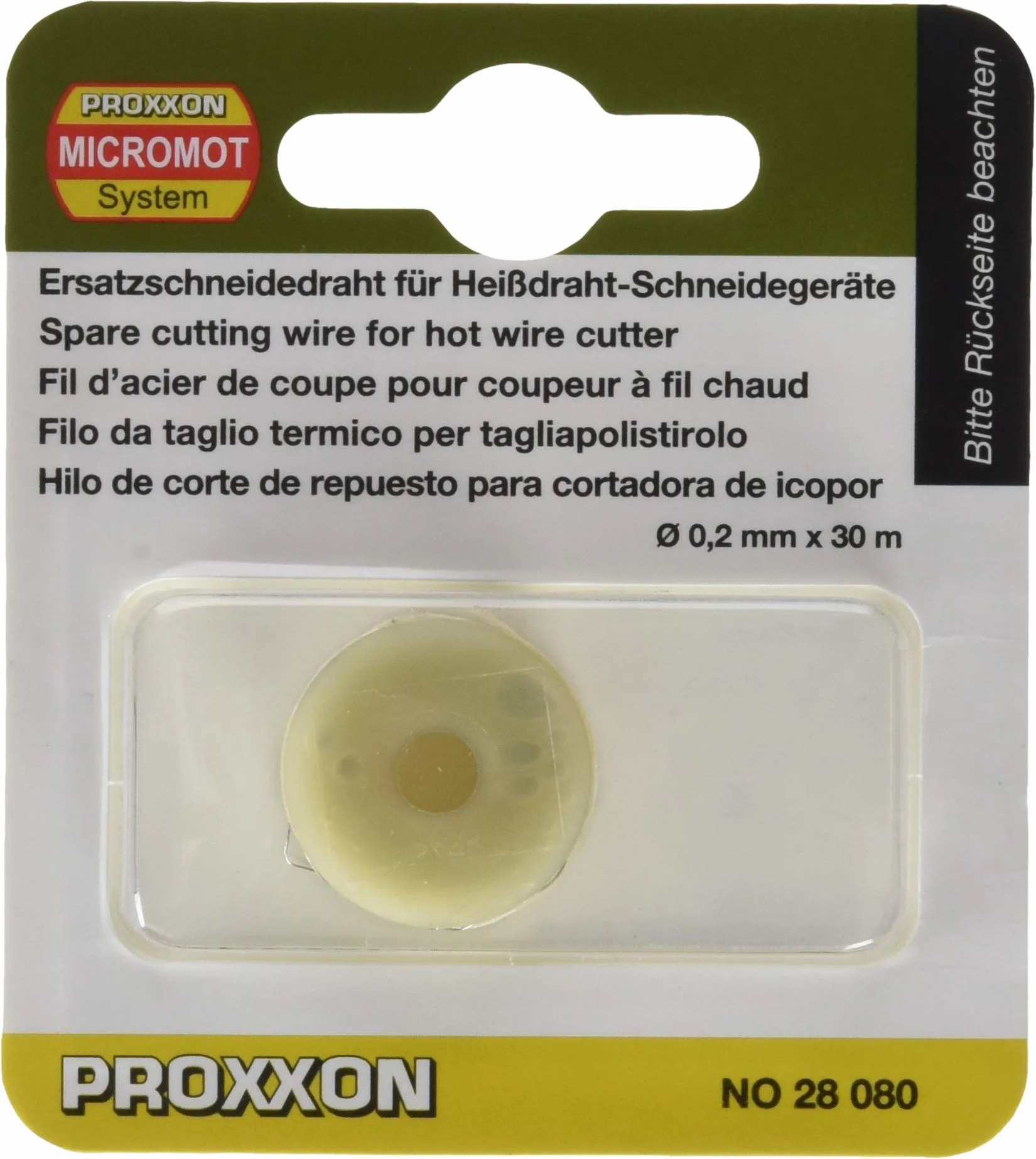 PROXXON 28080 Filo da taglio di ricambio Bobina 30m x 0,2mm