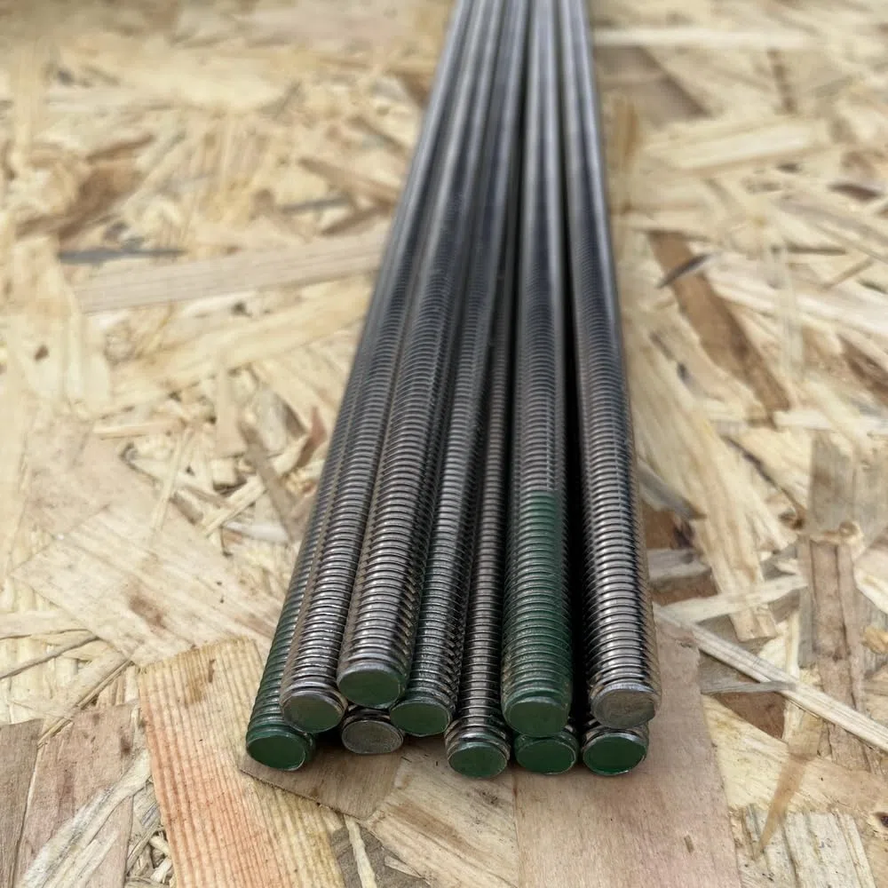 Barre filettate in acciaio inox A2, viti senza testa filettate DIN 976-1, elementi di fissaggio (M10, 1000 mm)